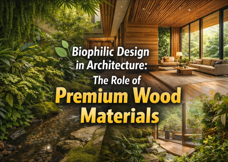 Biophilic Design In Architecture: The Role Of Premium Wood Materials
