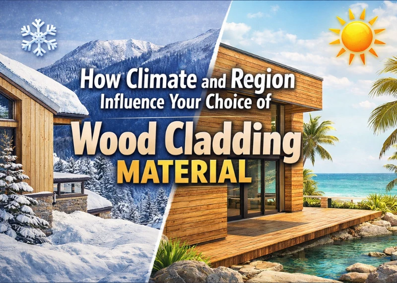 How Climate And Region Influence Your Choice Of Wood Cladding Material
