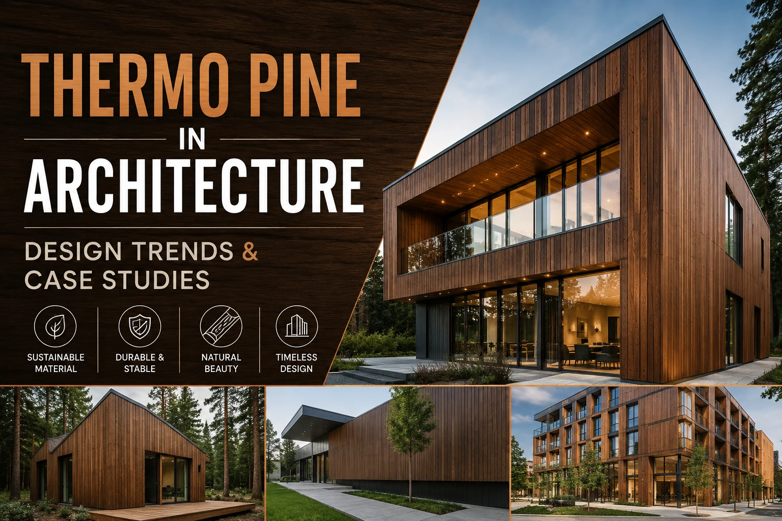 Thermo Pine In Architecture: Design Trends & Case Studies