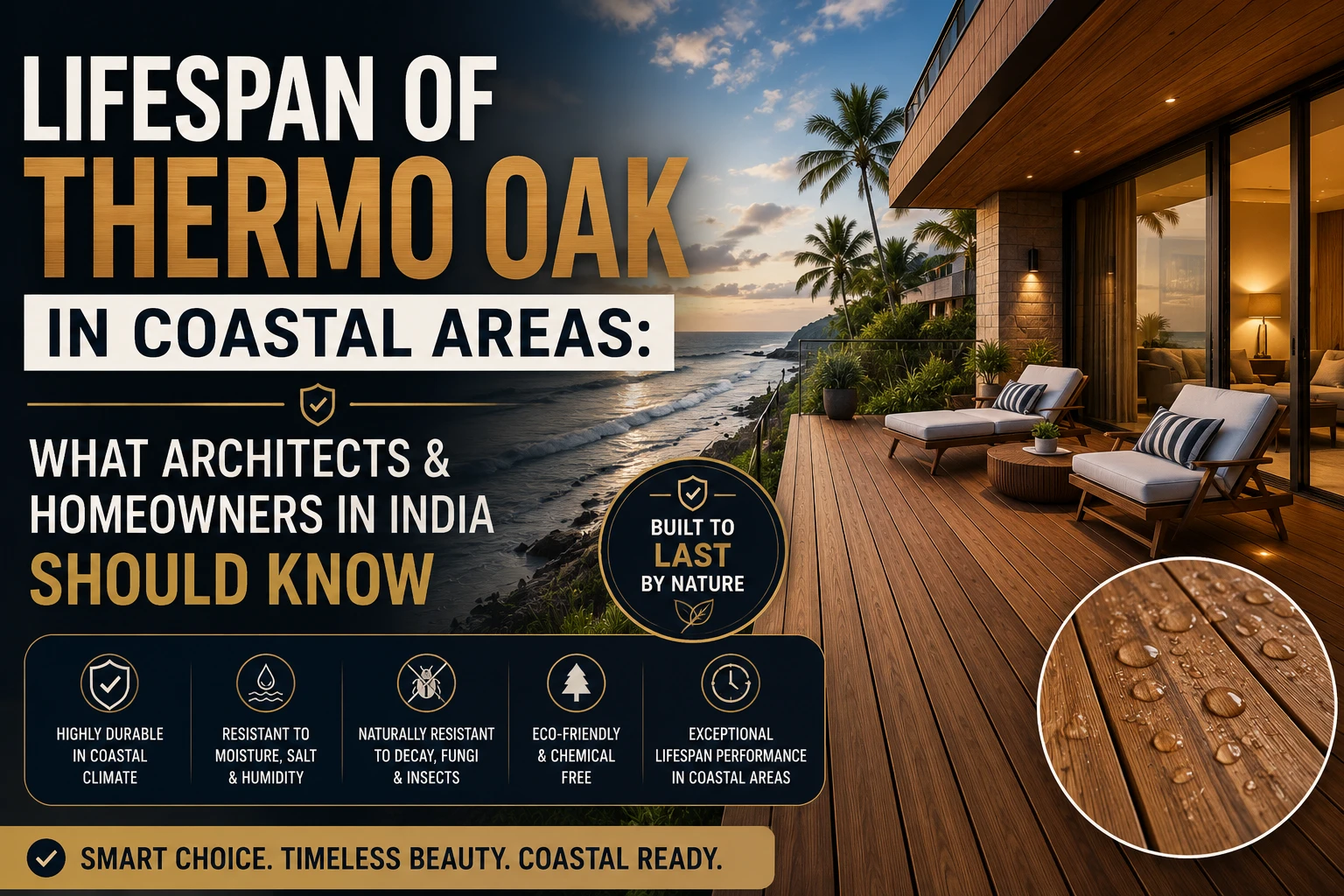 Lifespan Of Thermo Oak In Coastal Areas: What Architects And Homeowners In India Should Know